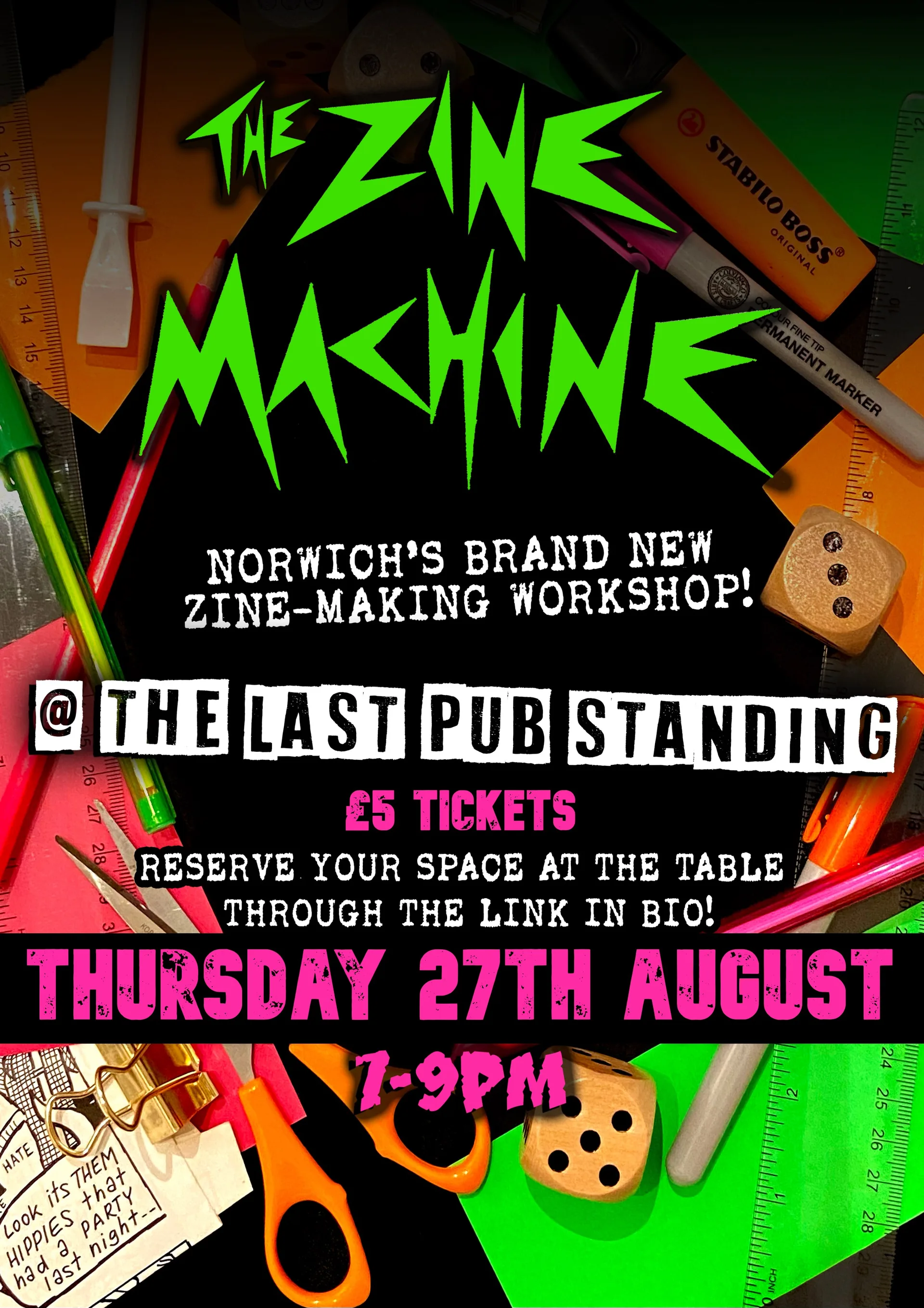 THE ZINE MACHINE at Last Pub Standing