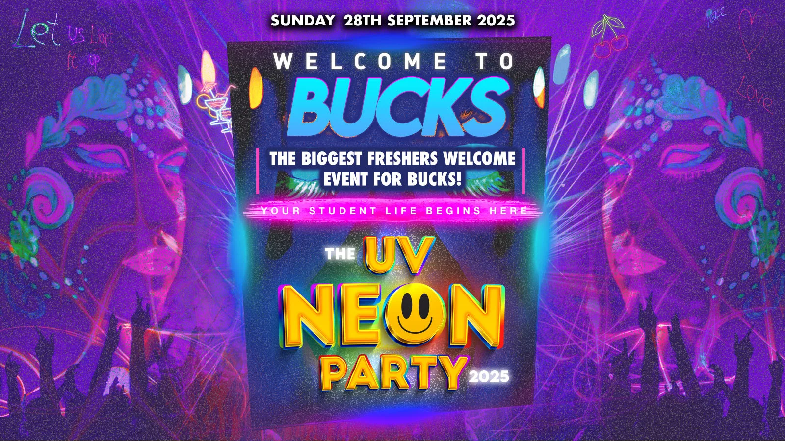Welcome To BUCKS | UV NEON PARTY | Freshers Move In Event 2026