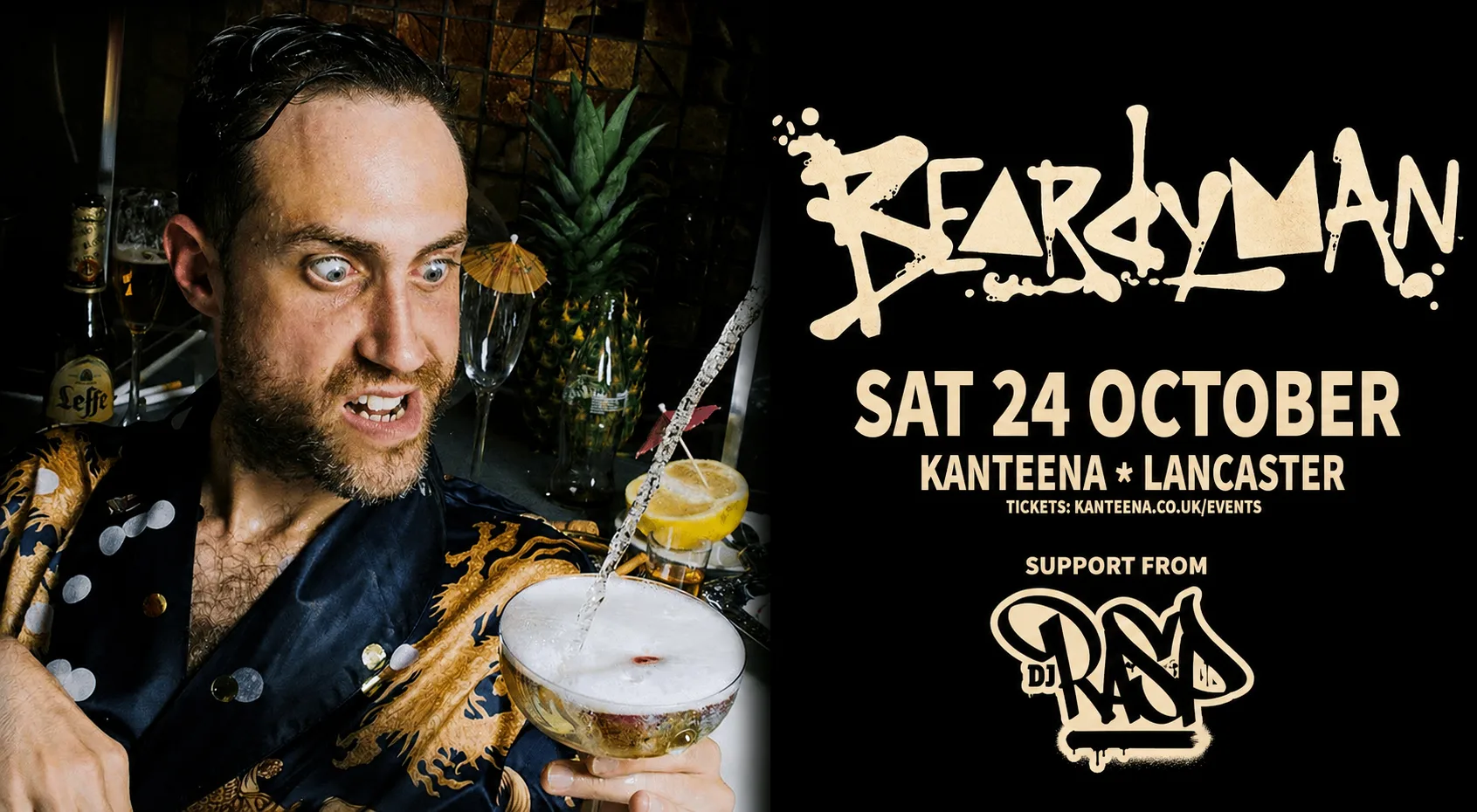 Beardyman at Kanteena