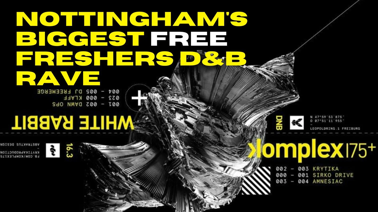 Nottinghams Biggest FREE DnB Rave! - FRESHERS 2026 - LIMITED FREE TICKETS