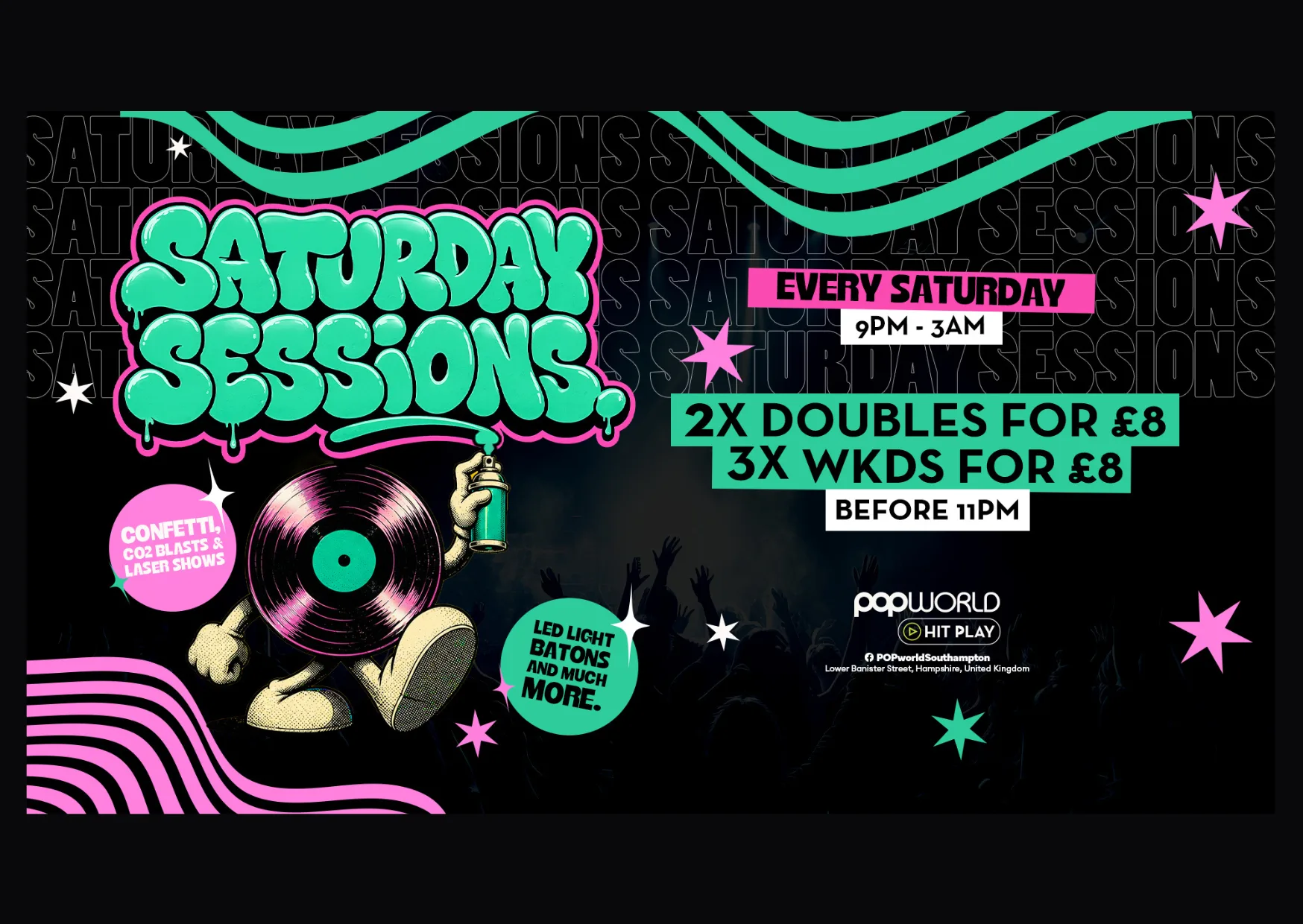 SATURDAY SESSIONS