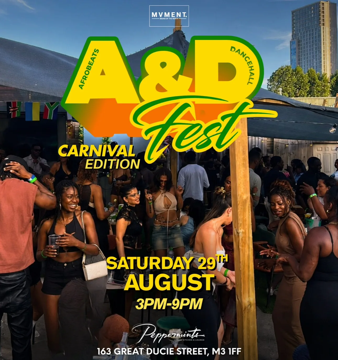Afrobeats and Dancehall Back Ah Yard Day Party (PART 2) - Manchester SAT 29TH OF AUG at Peppermints