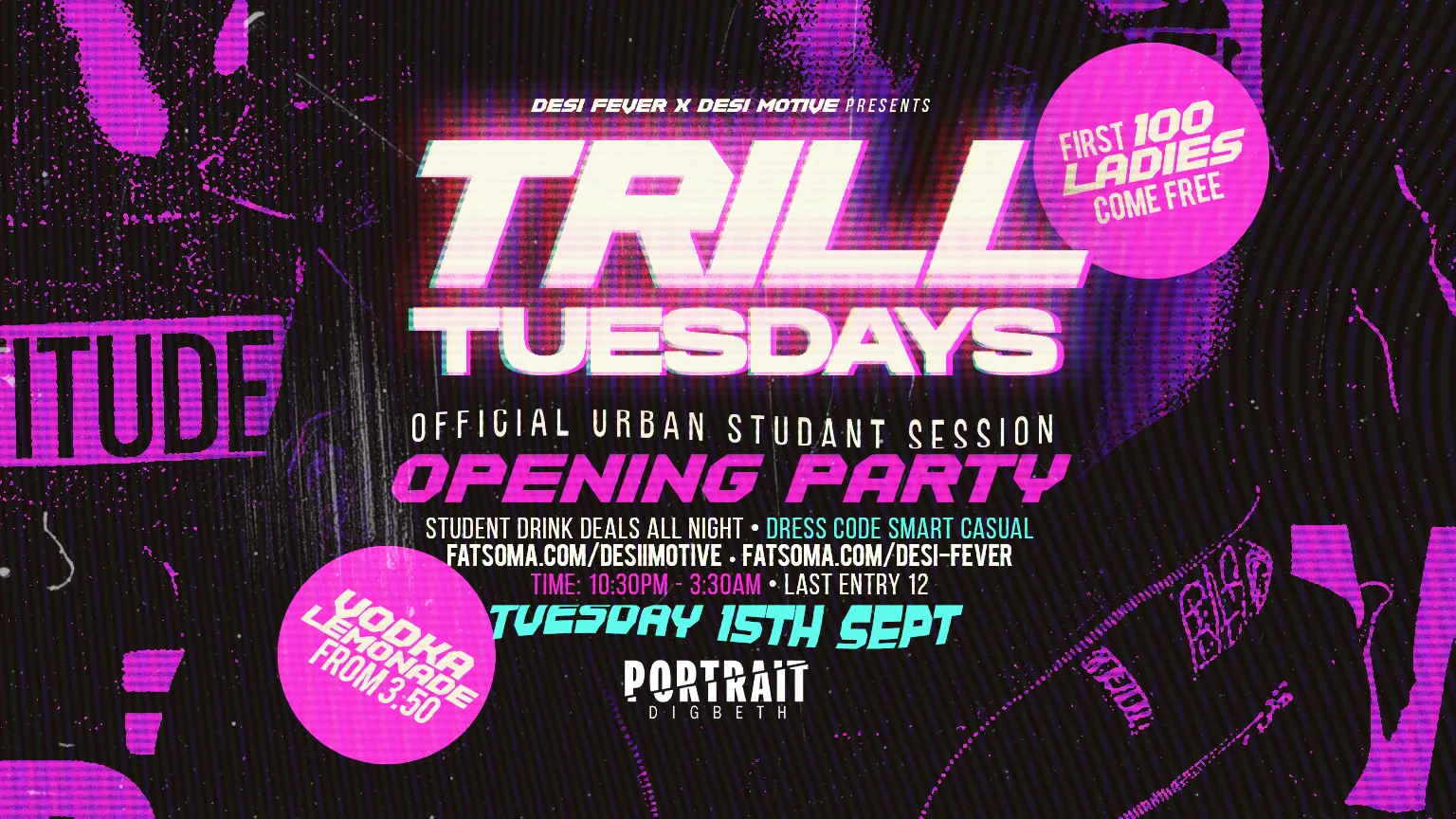 TRILL TUESDAYS | The Urban x Desi Student Session | Portrait Birmingham at Portrait Digbeth