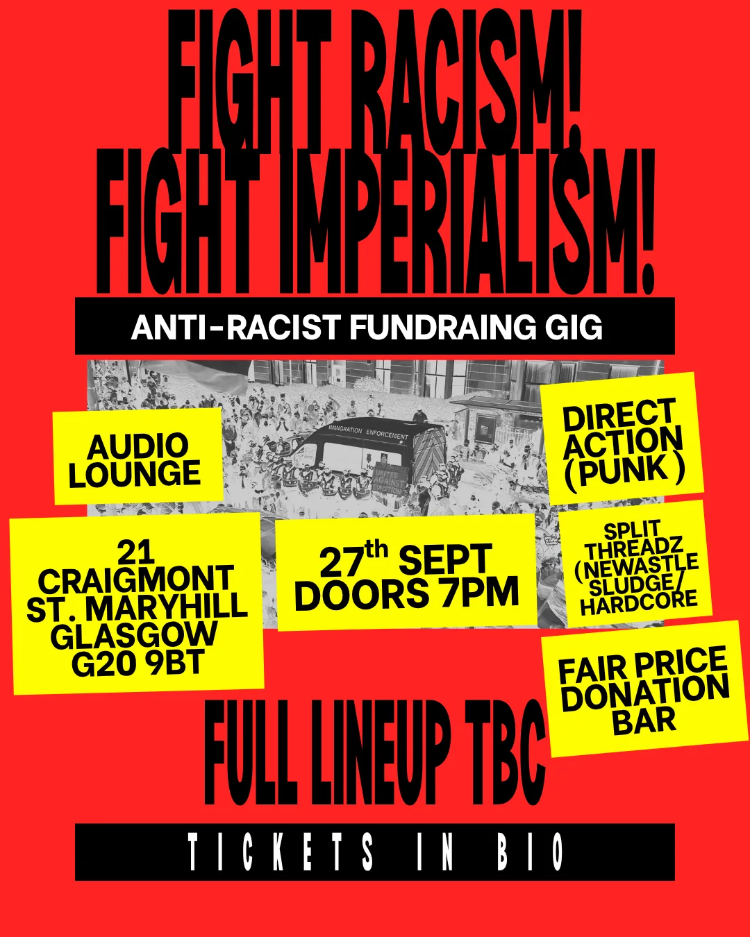 Fundraiser night: Glasgow Fight Racism! Fight Imperialism!