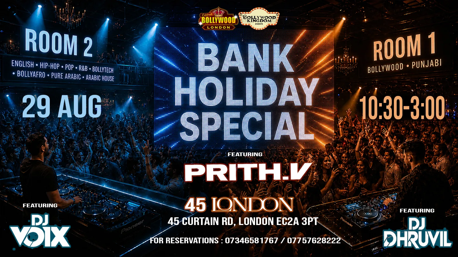 BANK HOLIDAY BOLLYWOOD SPECIAL