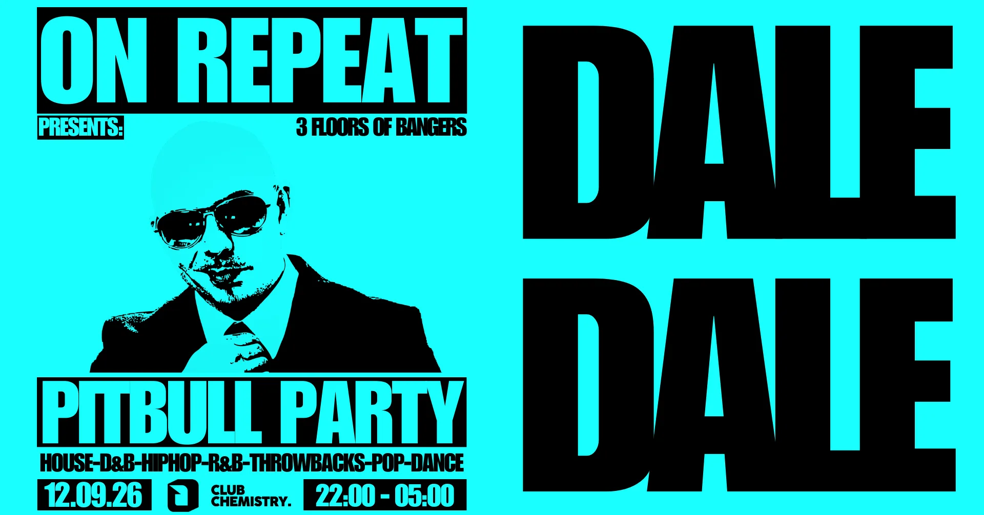 ON REPEAT ∙ PITBULL FRESHERS PARTY at Club Chemistry