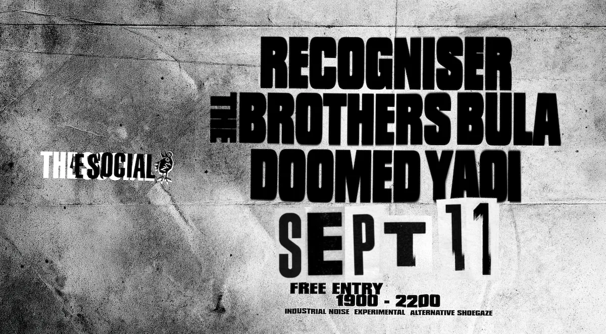 Recogniser + The Brothers Bula + Doomed Yaoi [FREE ENTRY]