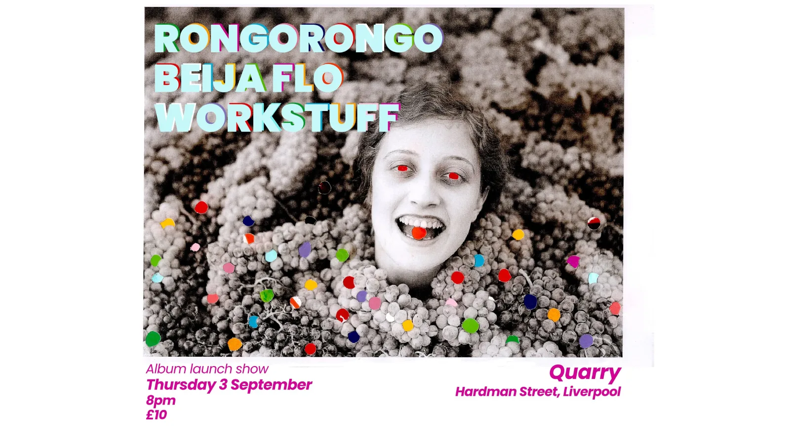 Rongorongo album launch show at Quarry