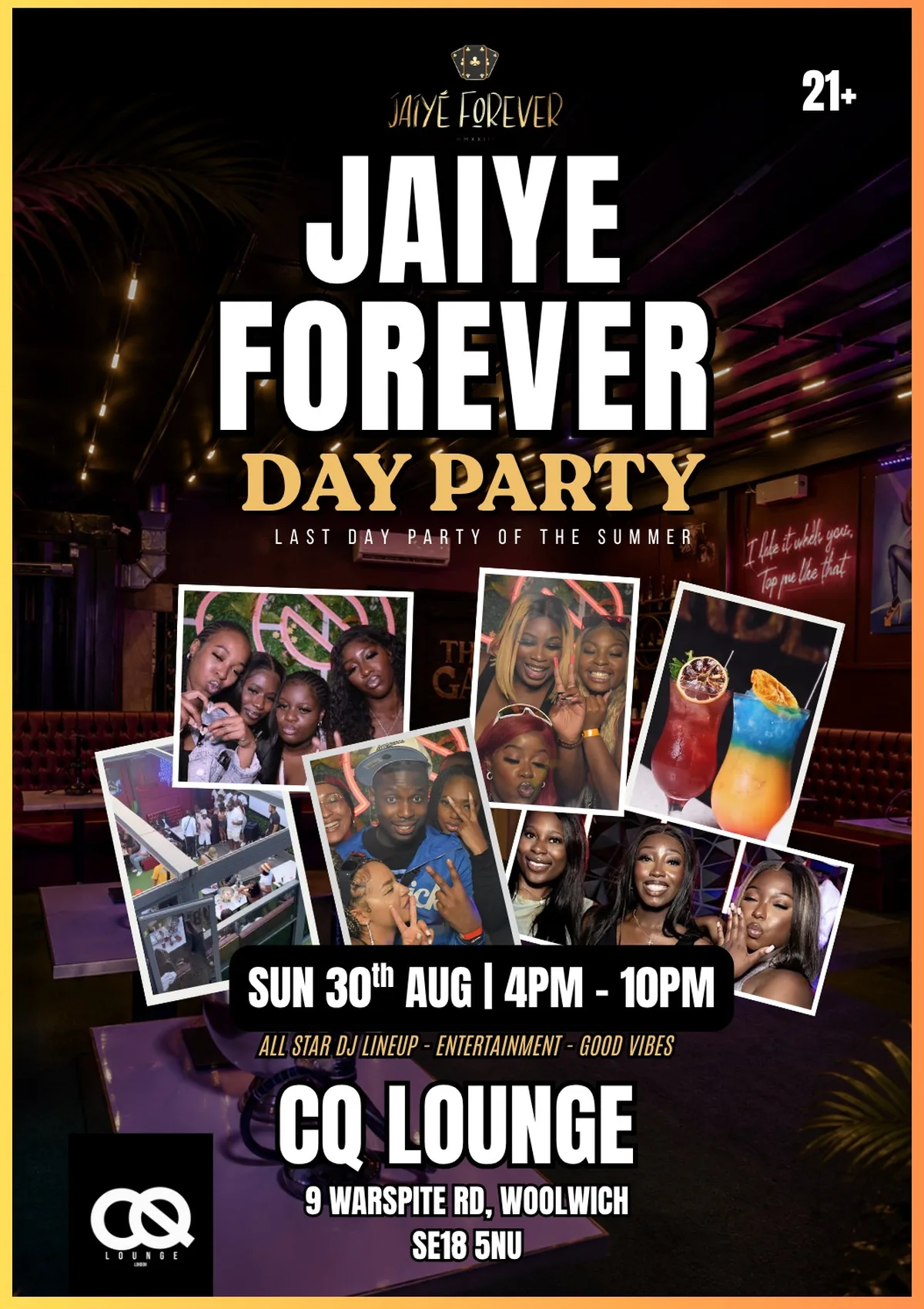 JAIYE FOREVER DAY PARTY at CQ LOUNGE