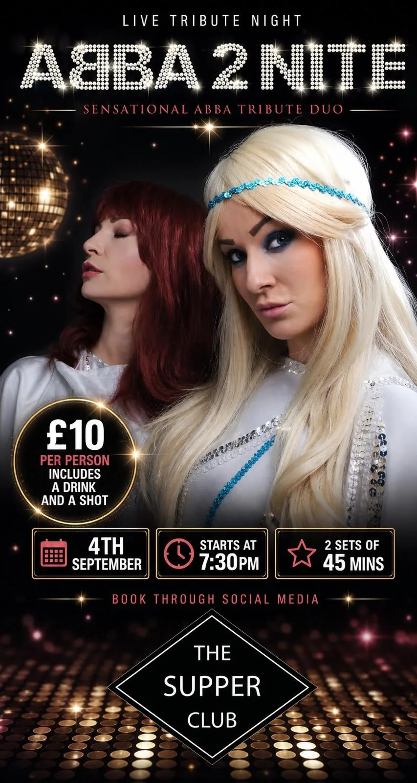 ABBA2NITE @ THE SUPPER CLUB at The Supper Club