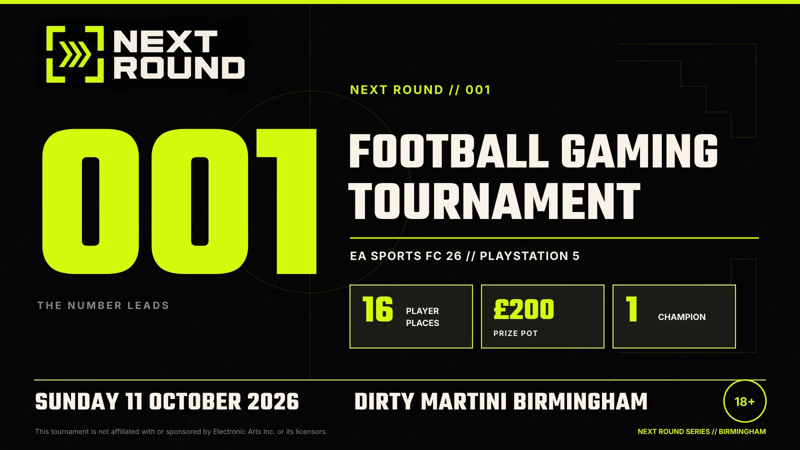NEXT ROUND 001: EA SPORTS FC 26 Tournament Birmingham