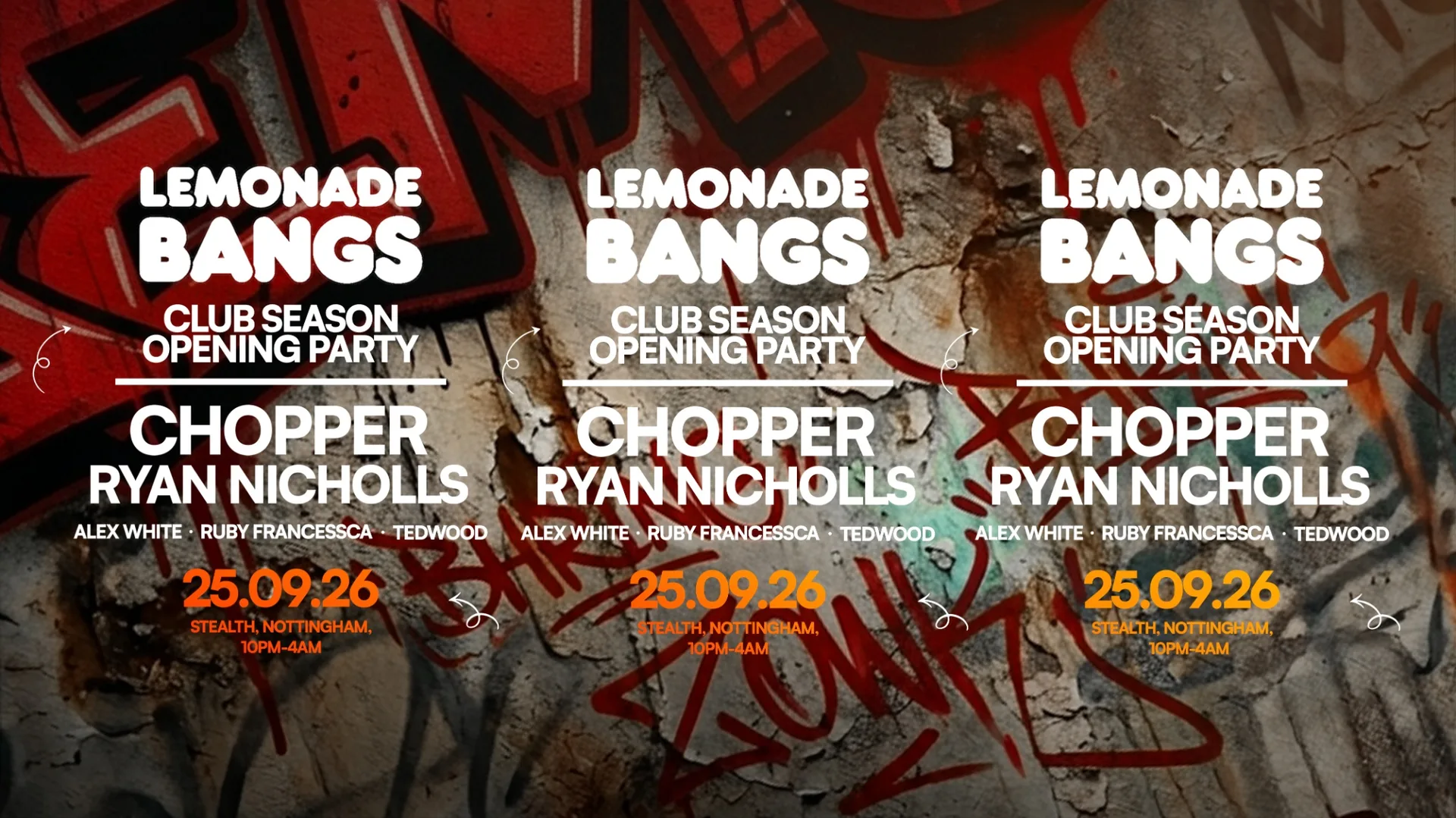 Lemonade Bangs: Club Season Show 1 w/ Chopper & Ryan Nicholls