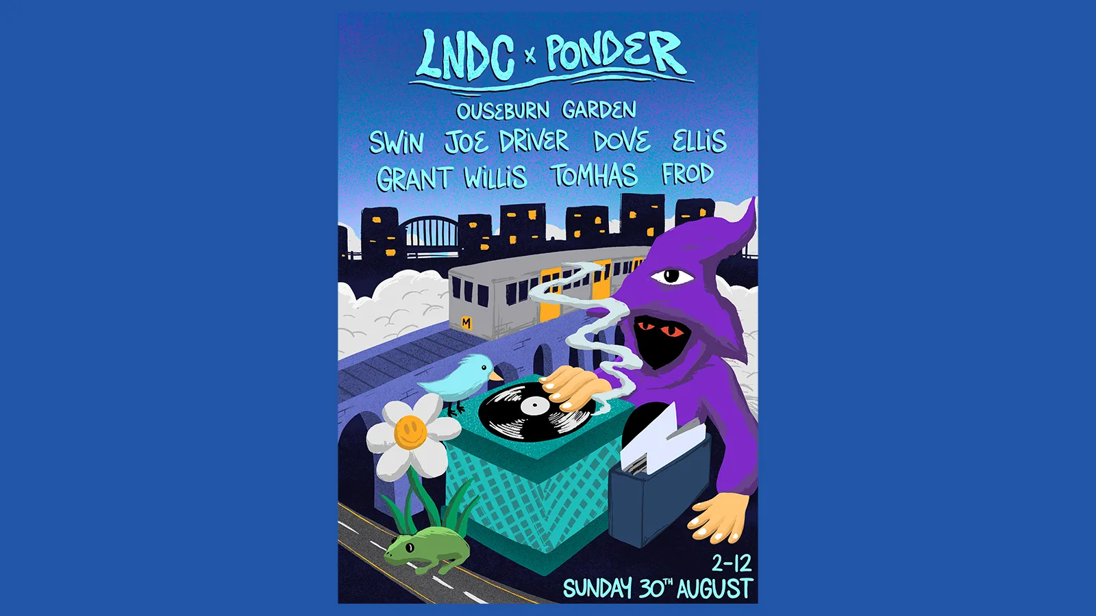Bank Holiday Free Party – LNDC X Ponder