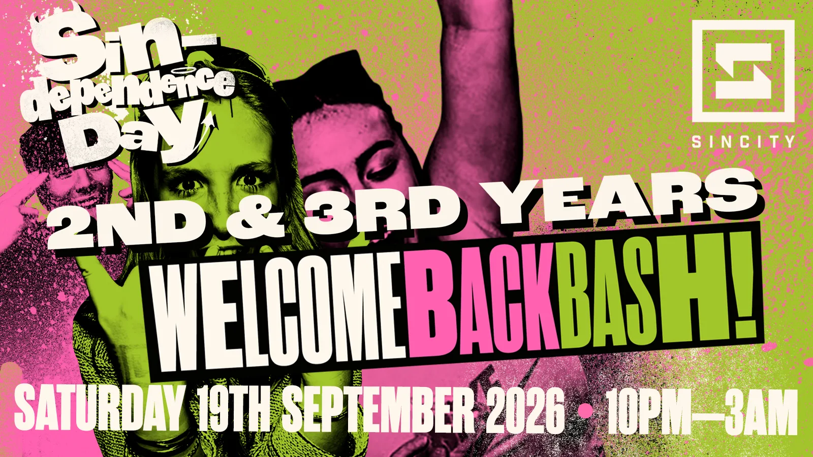 Welcome Back Bash – 2nd & 3rd Years