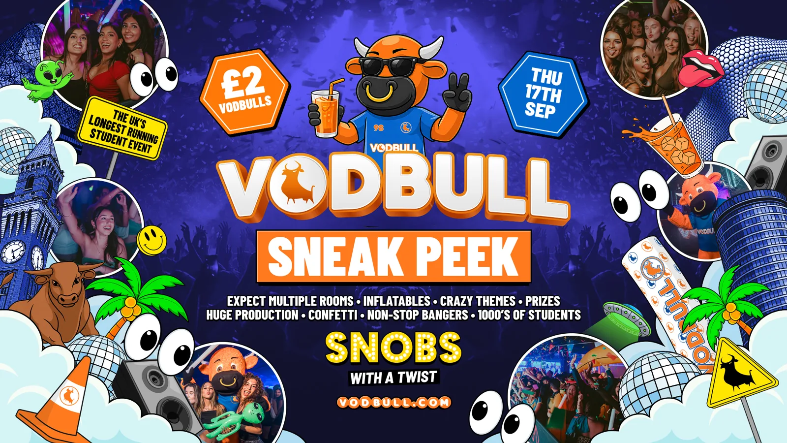 🧡 VODBULL SNEAK PEEK!! ⚠️Now at Snobs Nightclub!!⚠️ 17/09