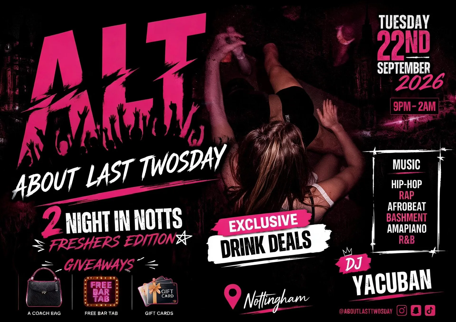 ALT: 2Night in Notts Freshers edition.