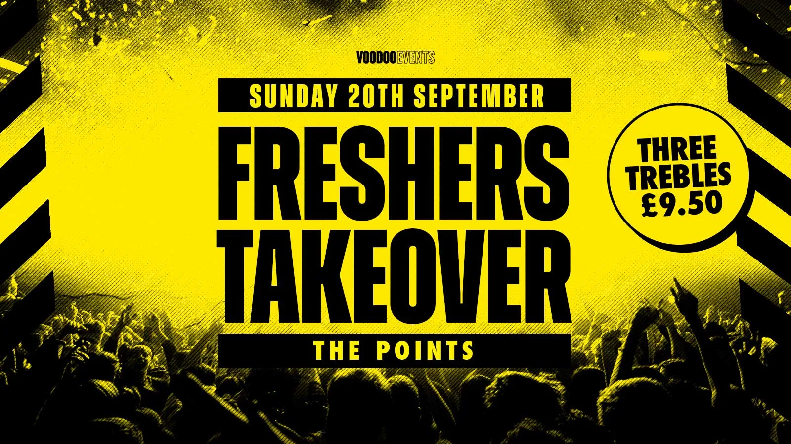 FRESHERS TAKEOVER ⚠️  //  THE POINTS  // SUN 20TH SEP at The Points Newcastle