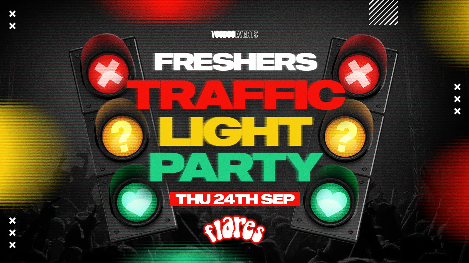 TRAFFIC LIGHT PARTY 🚦❤️  //  FLARES  // THU 24TH SEP