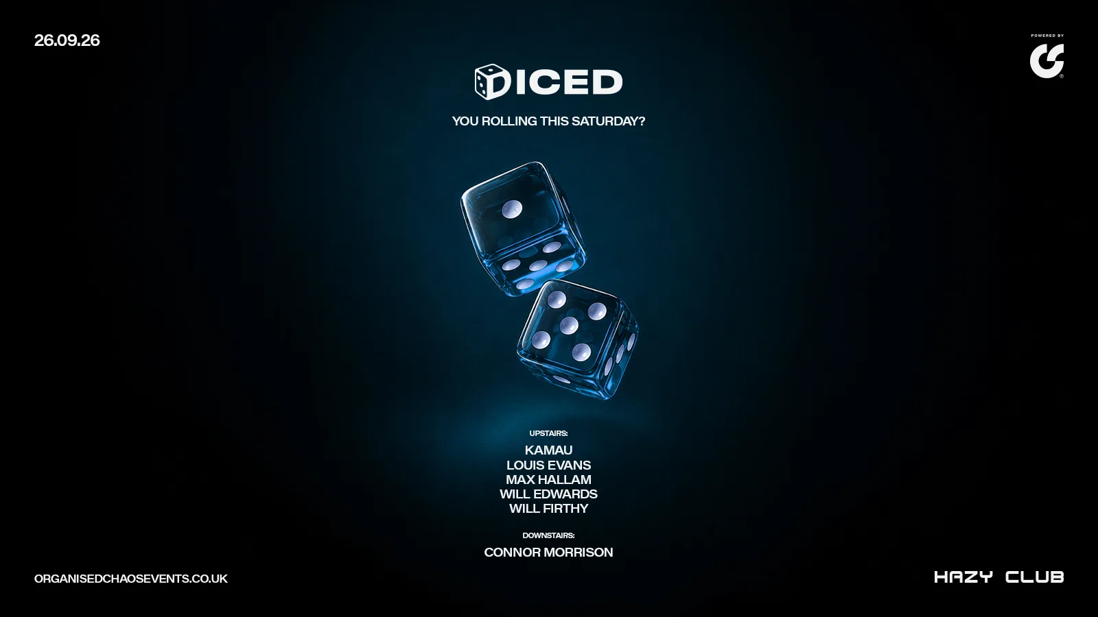 🎲 DICED | 26•9 | HAZY
