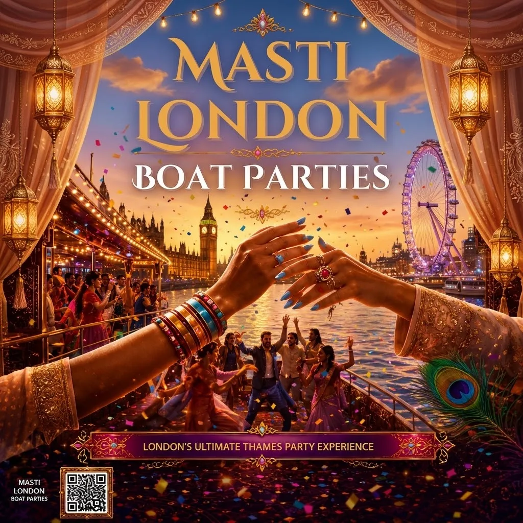 Bollywood Bhangra and Desi Boat party with a free after-party - £15 flash sale at Crown Pier