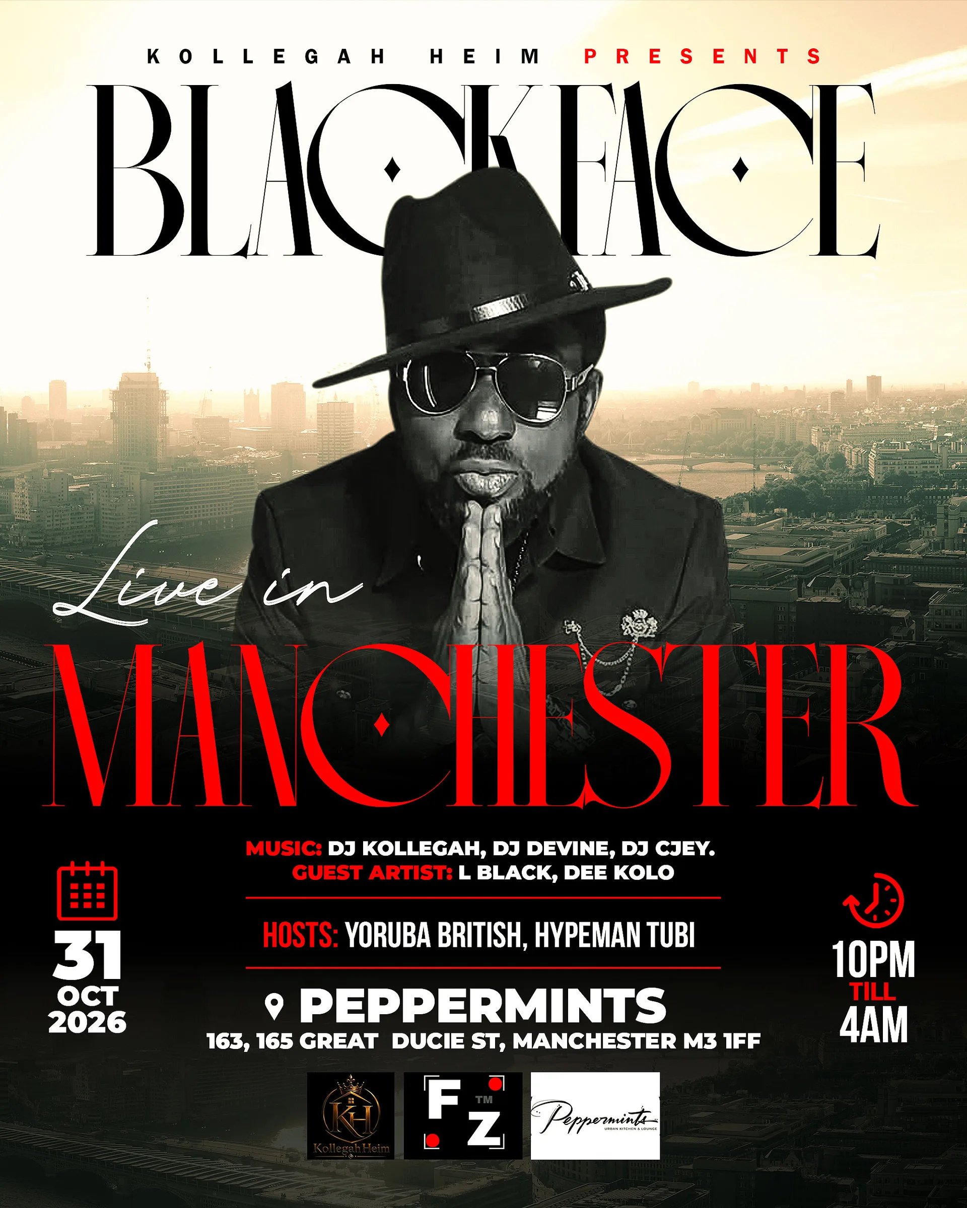 Kollegah Heim presents BlackFace Live in Manchester