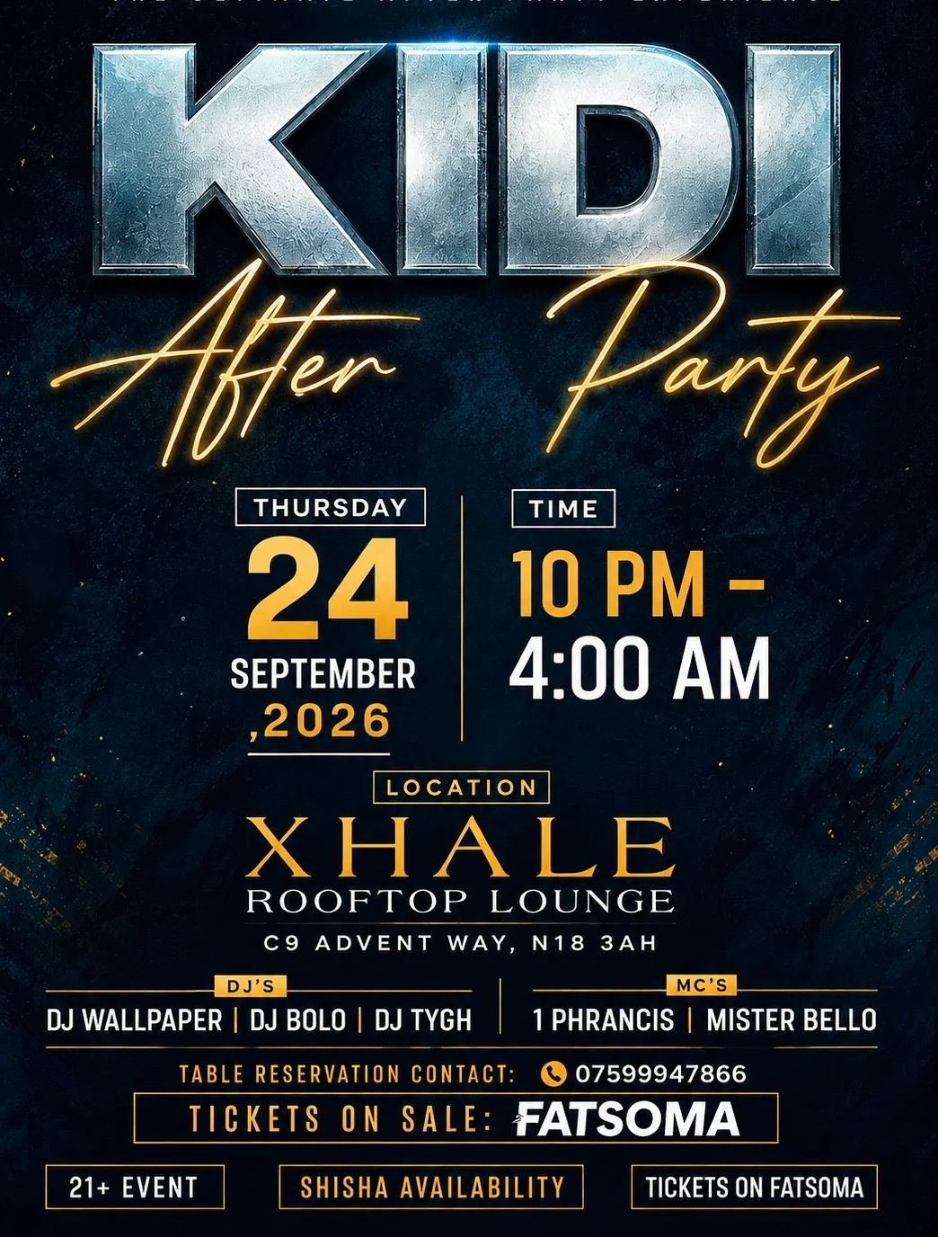 KIDI’s AFTER PARTY