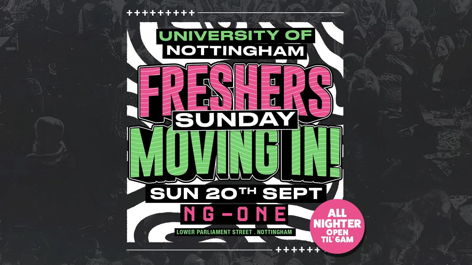 🎠🎢 UON Freshers vs Returners Sunday Moving In Party 🤹🎡 ALL-NIGHTER TILL 6AM At NG ONE- Sunday 20th September