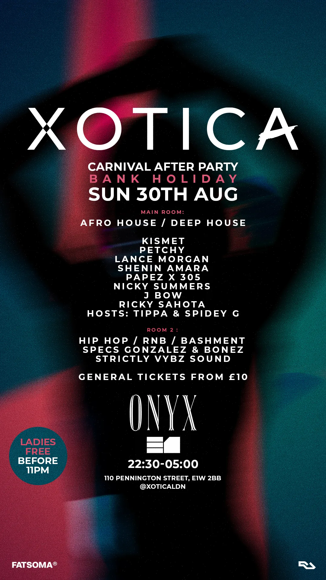 XOTICA - The Big Carnival Afterparty at E1