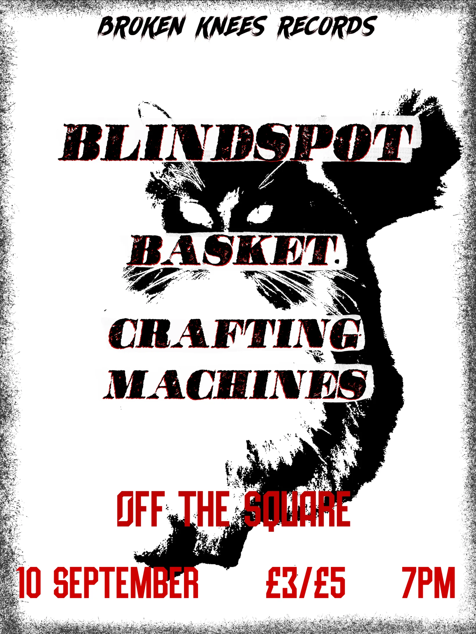 Blindspot at Off The Square on 10th September at Off The Square