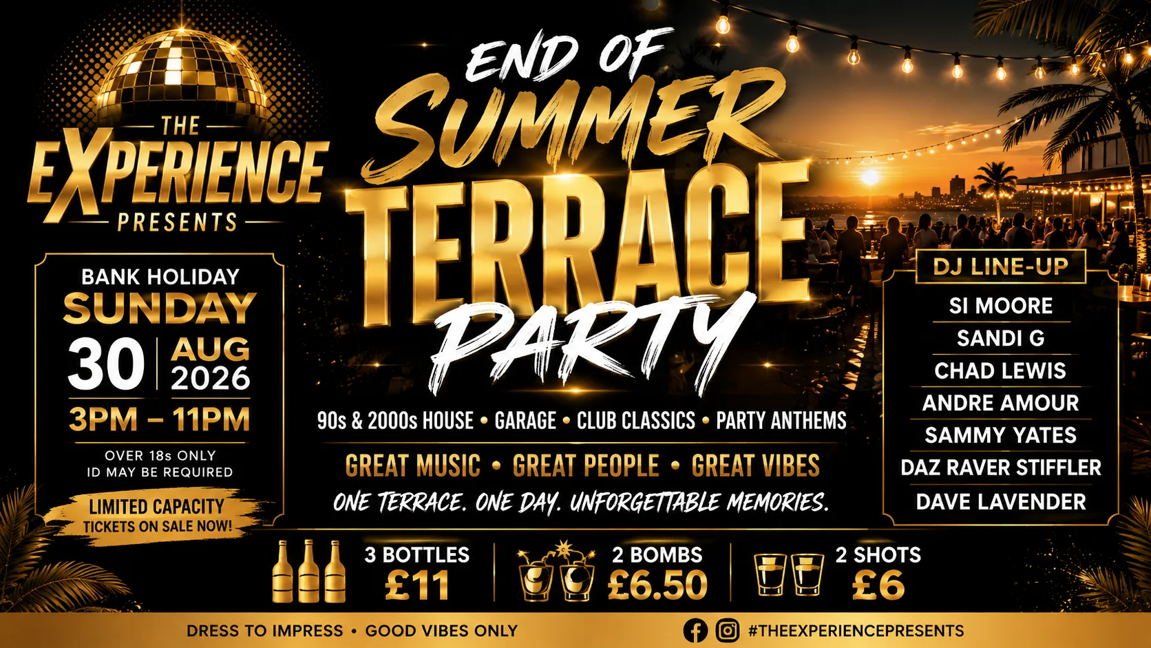 The End of summer Terrace Party at Popworld - Solihull