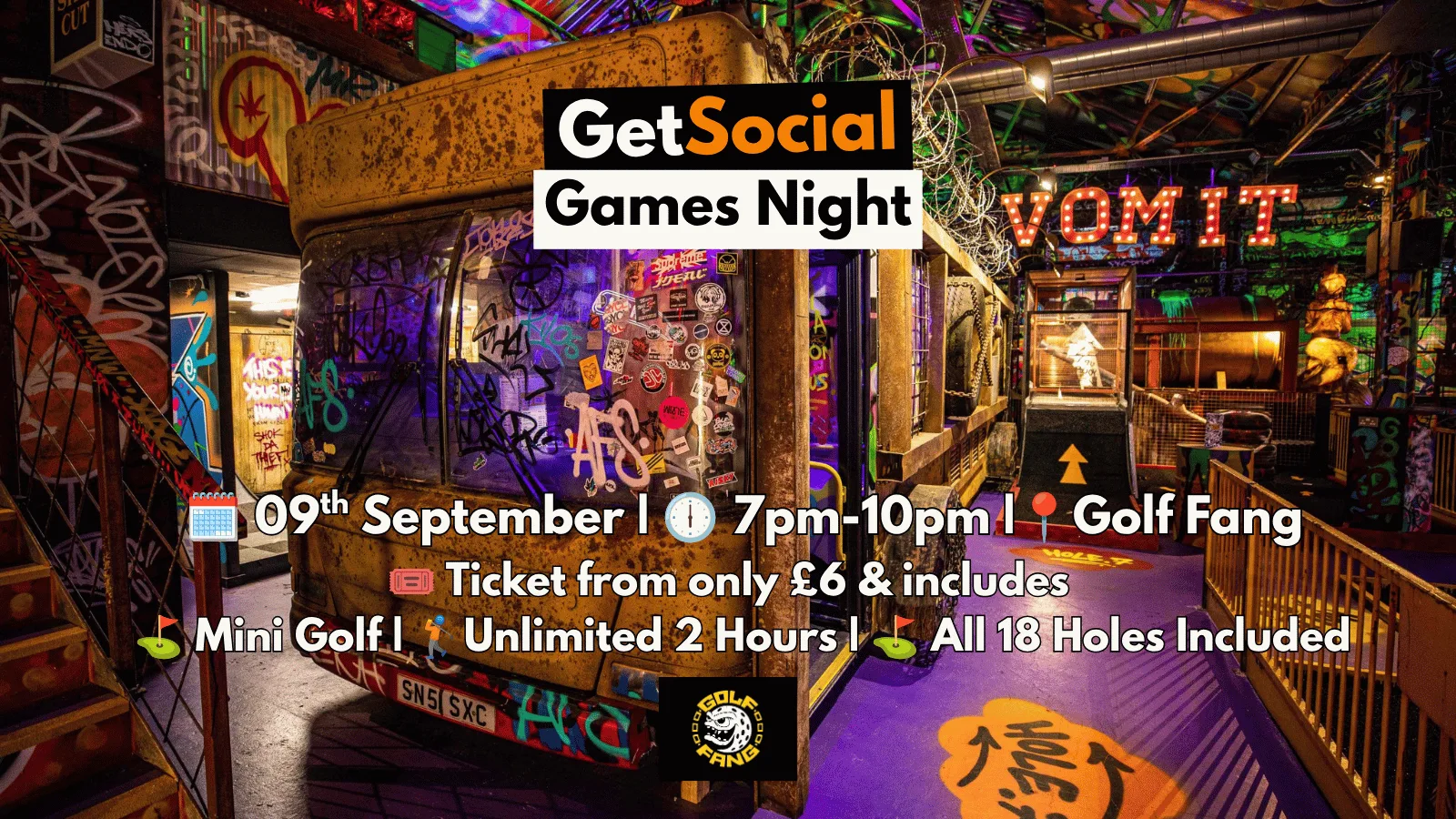 GetSocial Games Night | Meet New People & Make Friends (20s–40s) ⛳️