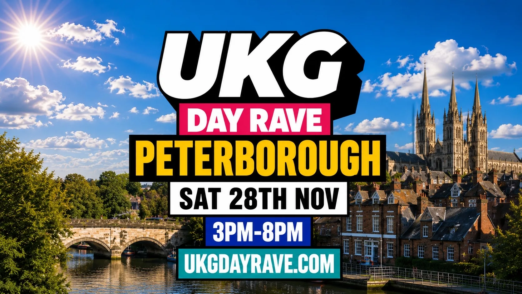 UKG DAY RAVE • Peterborough at Embassy, Flares & Red Room Peterborough