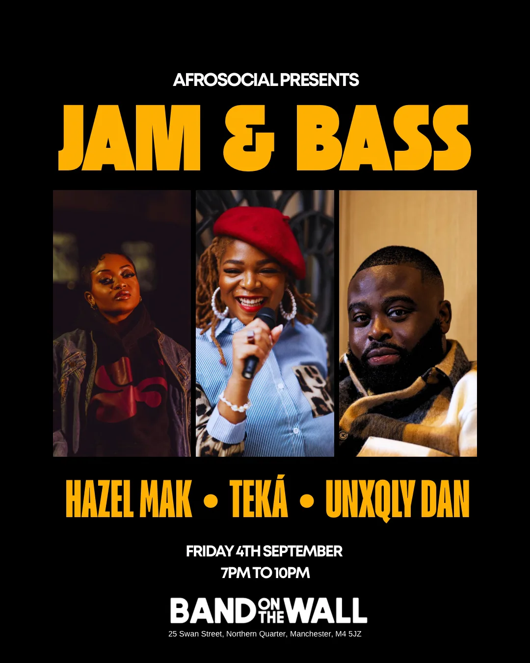 Jam & Bass: Creative Networking & Live Music at Band on the Wall