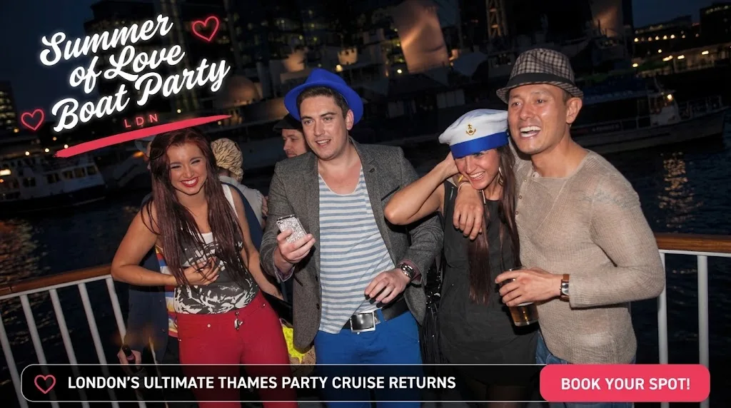 Summer of Love returns for a massive Boat Party + free after party this Bank Holiday - £20 flash sale