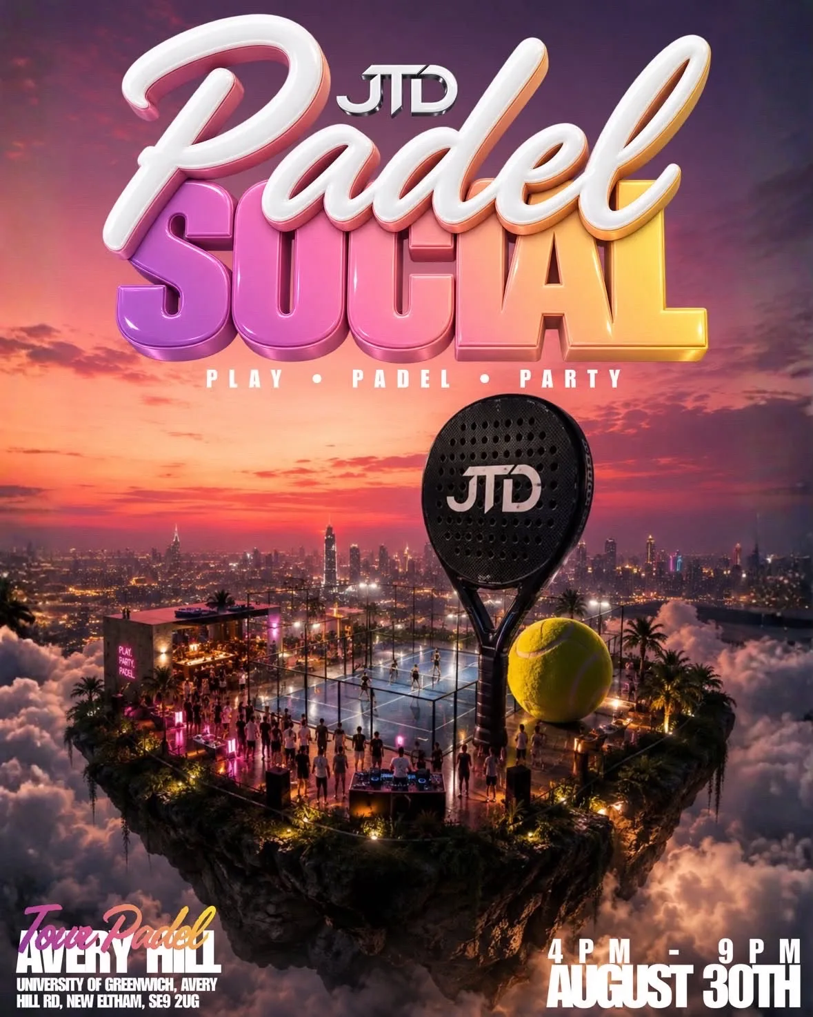 PADEL SOCIAL at University of Greenwich -Avery Hill Campus