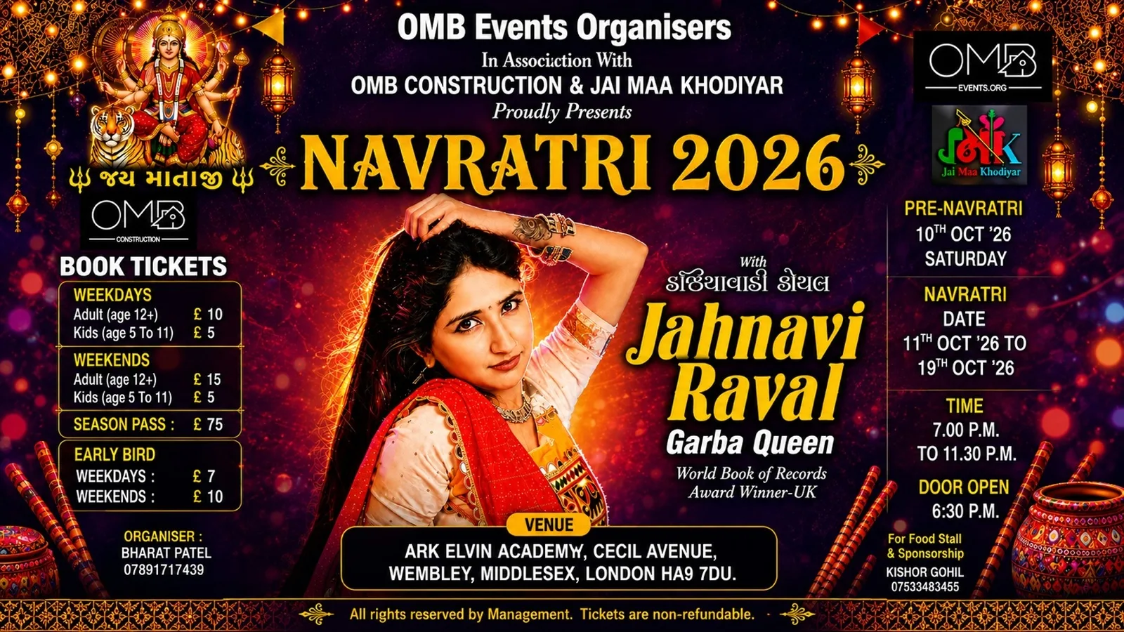 Navratri 2026 at Ark Elvin Academy