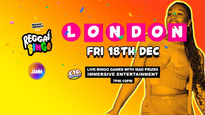 Reggae Bingo - London - Fri 18th Dec at Brixton Jamm