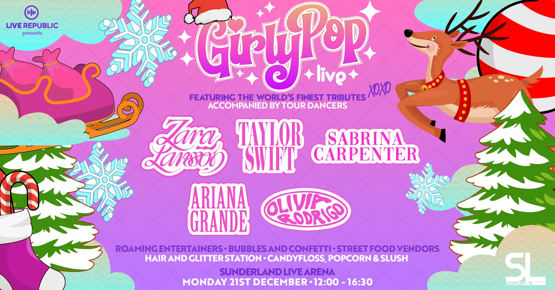 GirlyPop Christmas Party | Sunderland Live Arena at Sunderland Live Arena