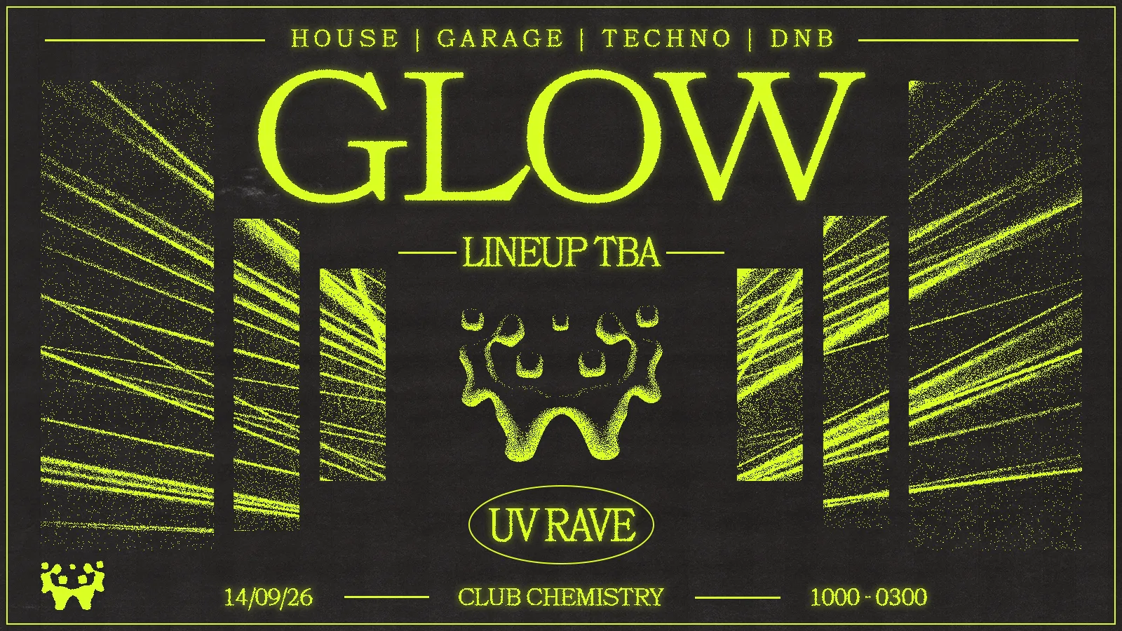 GLOW ∙ FRESHERS HOUSE, GARAGE & DNB UV RAVE at Club Chemistry