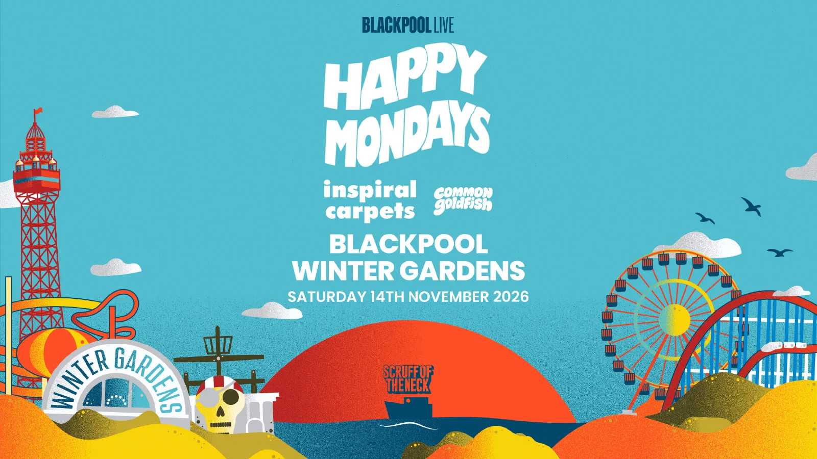 Happy Mondays | Blackpool, Winter Gardens at Winter Gardens Blackpool