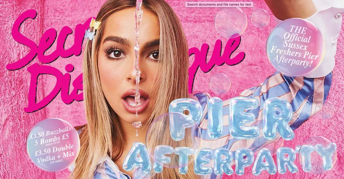 Secret Discotheque: PIER AFTER-PARTY ✨ at CHALK
