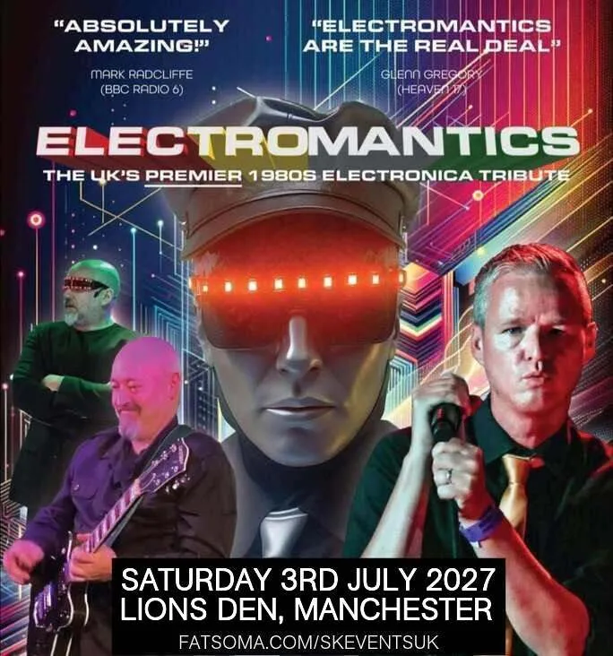 Electromantics - 80's Electro Tribute Band - Live At Lions Den, Manchester