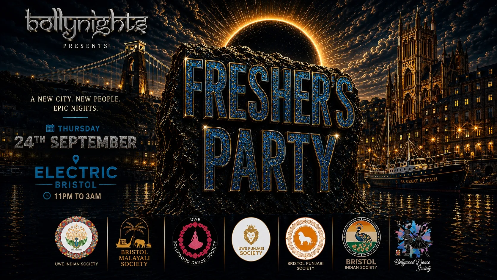Bristol Bollynights - FRESHERS WELCOME PARTY | Thursday 24th September | Electric at Electric Bristol