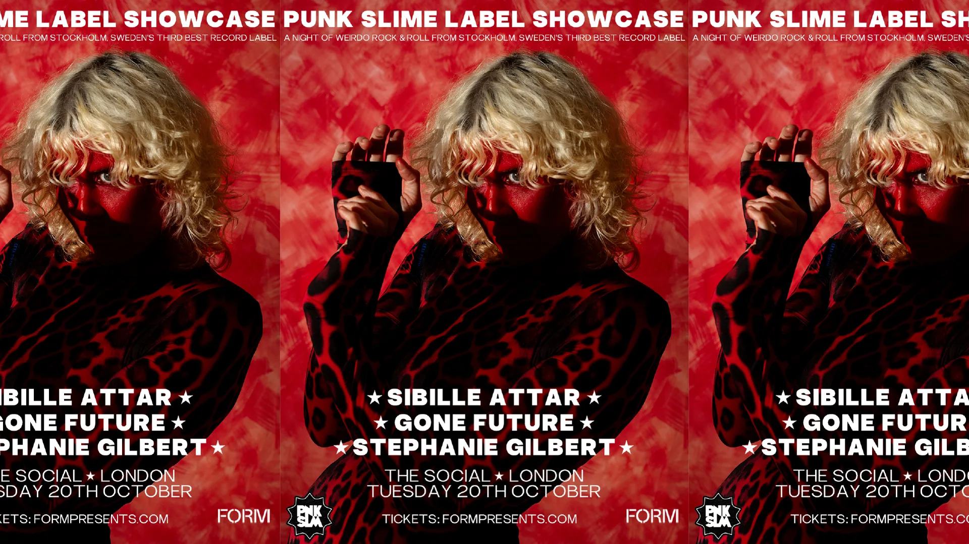 PNKSLM Showcase: Sibille Attar + Gone Future + Stephanie Gilbert