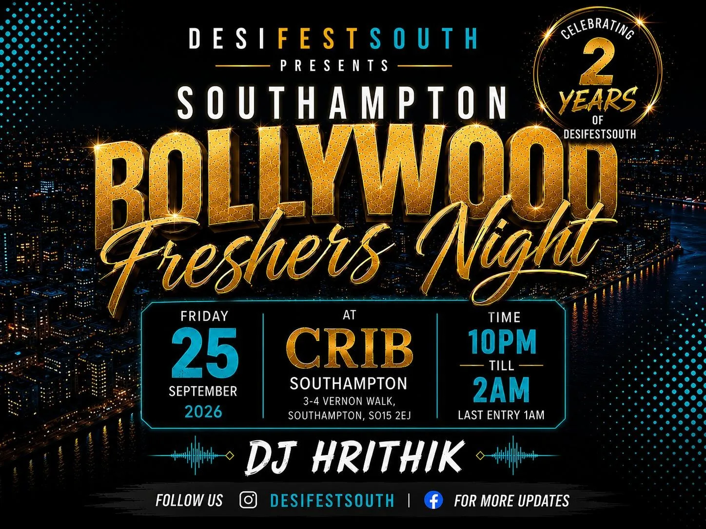 Bollywood Freshers Night at CRIB | COCKTAILS | SHUFFLEBOARD |