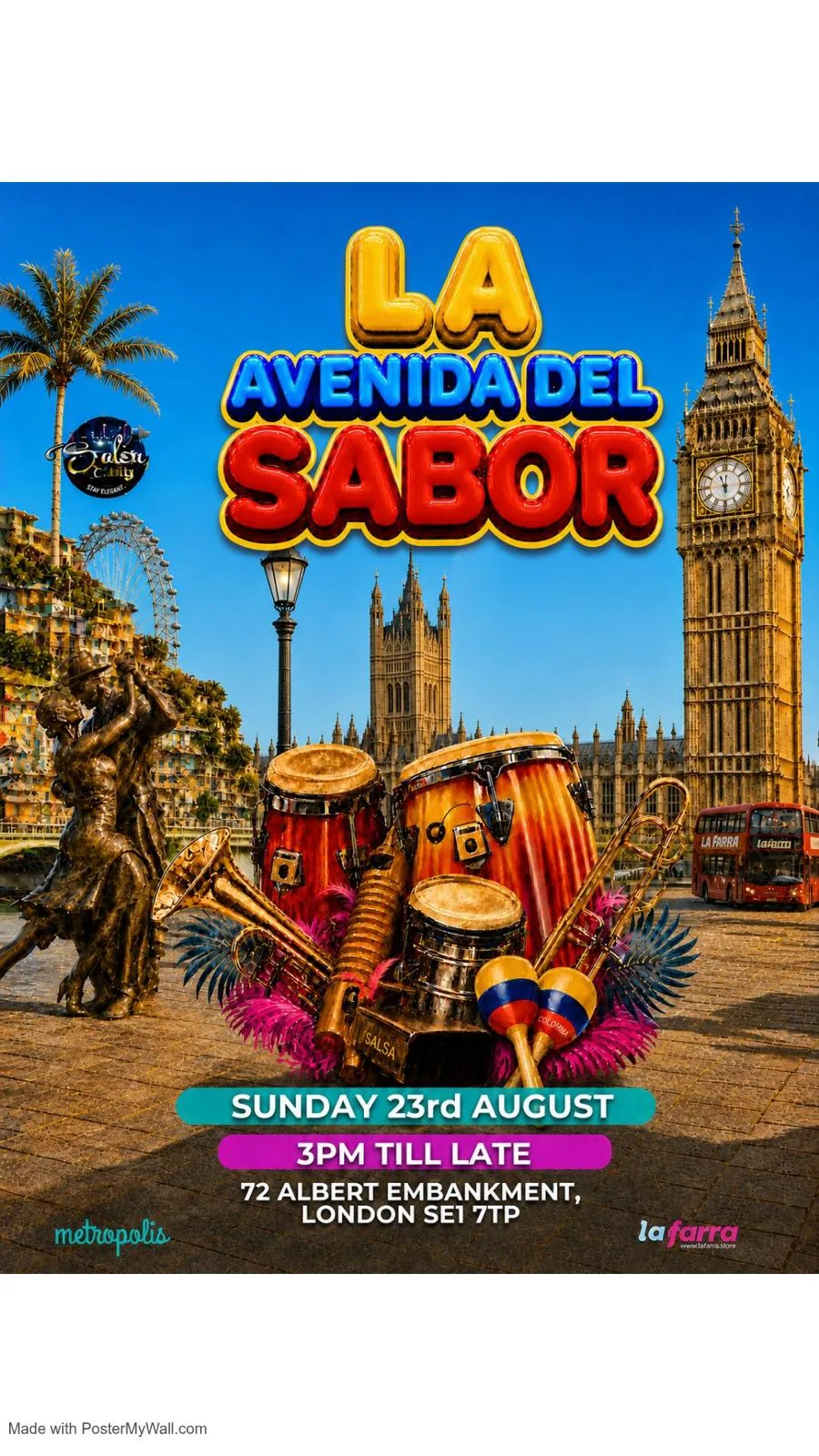 La Avenida del Sabor Sun 23rd August