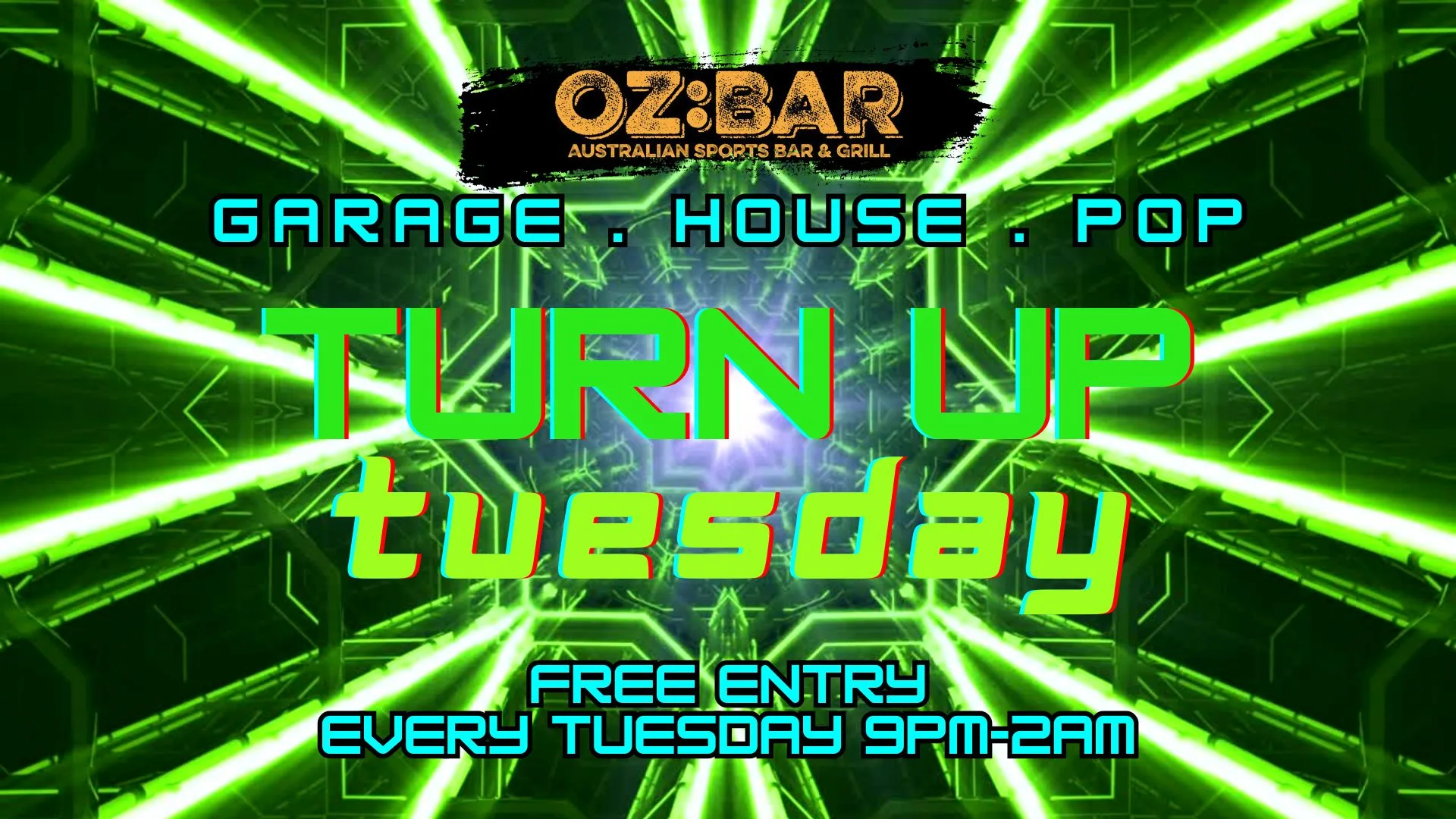 TURN UP Tuesdays | OZ:BAR | 29.09.26 at OZ Bar