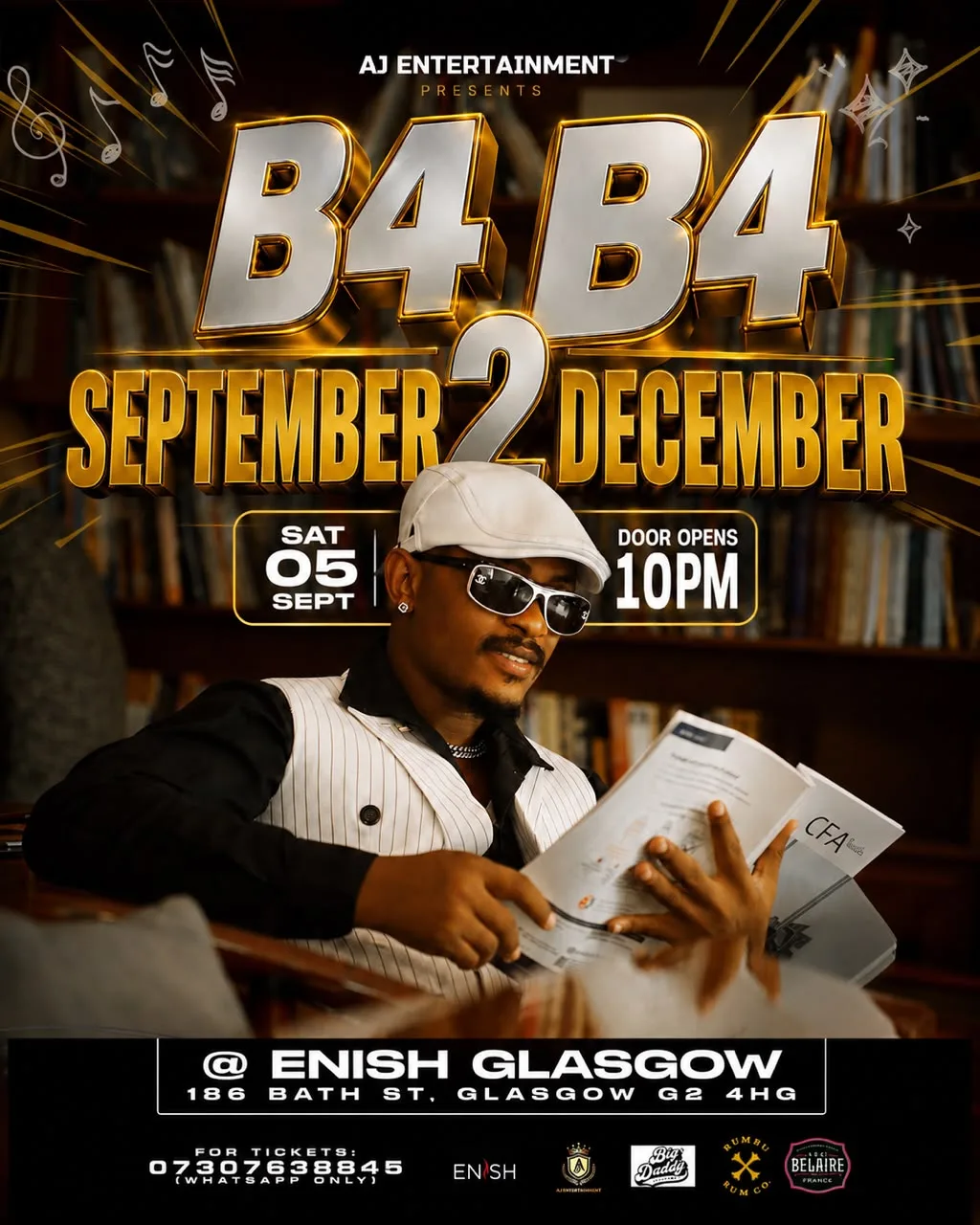 B4 B4 SEPTEMBER 2 DECEMBER at Enish