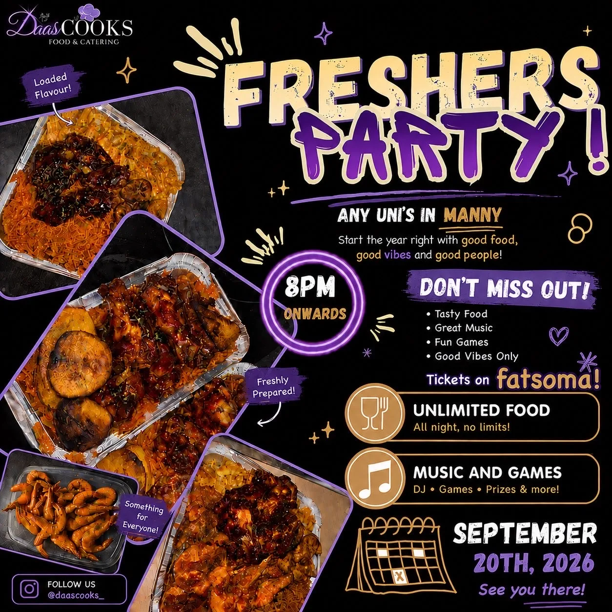 DaosCooks Freshers Party❗️