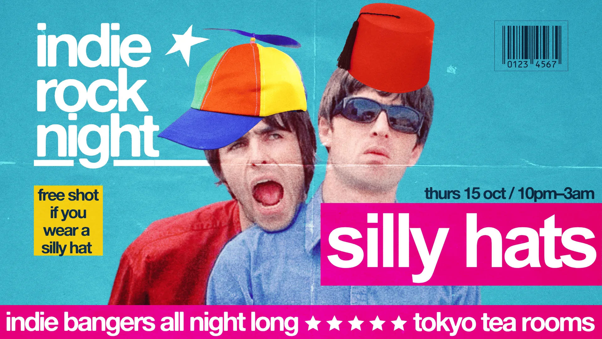 Indie Rock Night ∙ SILLY HAT PARTY *10 £3 TICKETS LEFT* at Club Chemistry